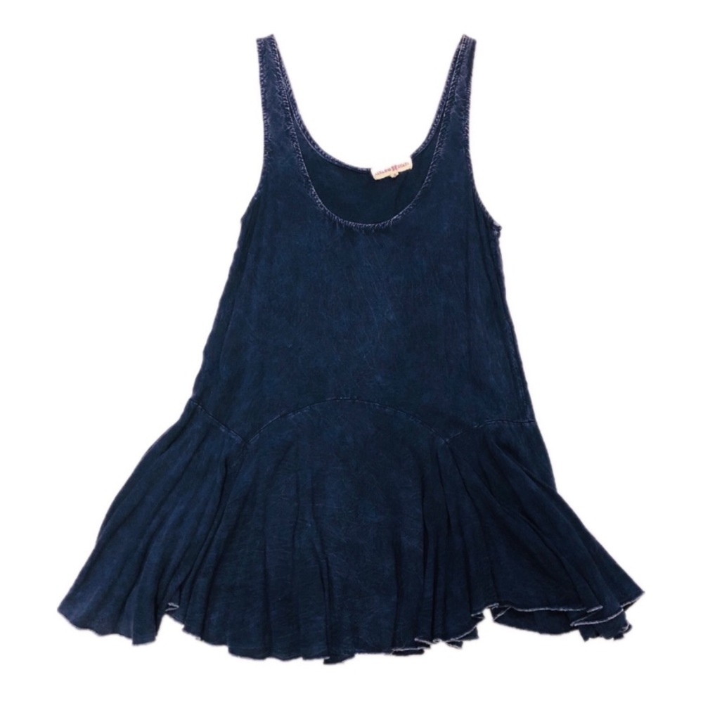 Altar’d state jean design tank top flare - Picture 1 of 2